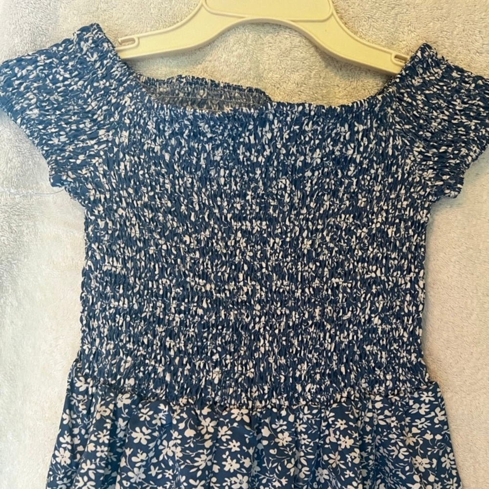 Blue and red sundress pair
